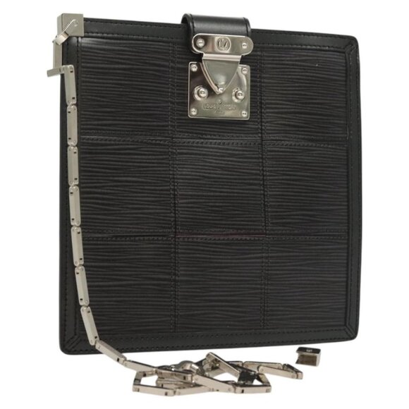 LOUIS VUITTON Epi Stretch Mojito Shoulder Bag Black M54612 LV Auth 131190 - Picture 1 of 16